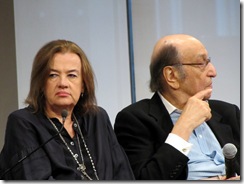 Judy McGrath and Milton Glaser