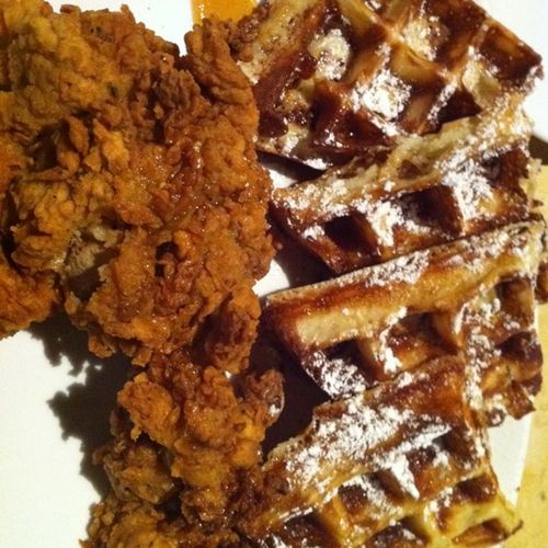 Chicken waffles birch
