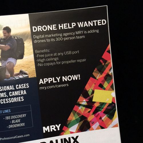 Drone help wanted